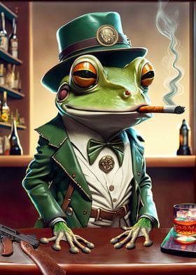 Mobster Frog