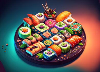 Sushi Japan food