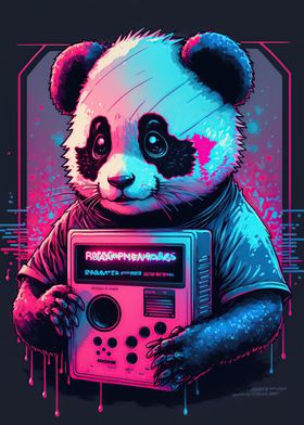 Panda neon