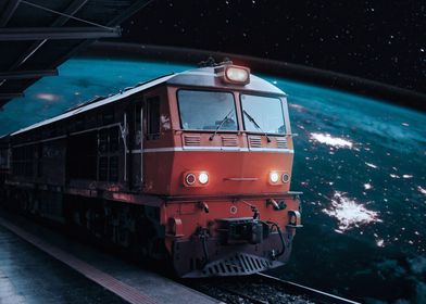 Midnight Space Train