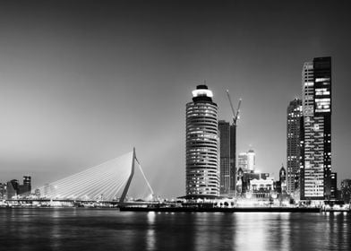 Rotterdam City Skyline