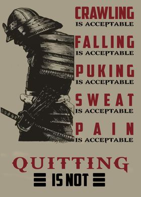 samurai quotes crawling