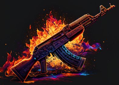 gun neon