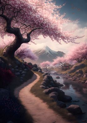 Realistic Japan Landscape