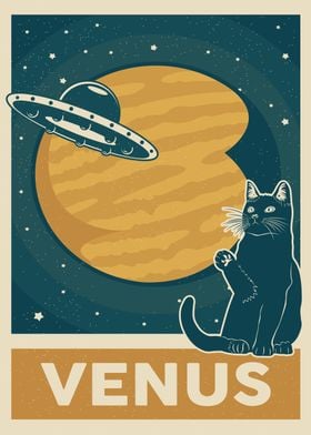 Retro Cat and Venus