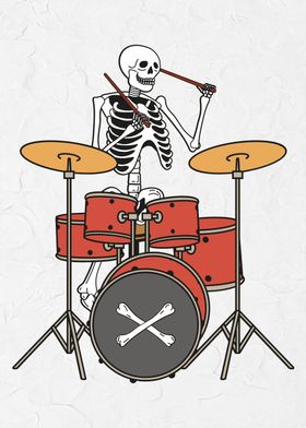 Skeleton Drummer