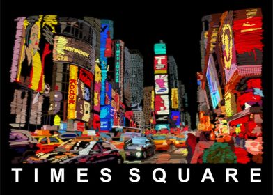 Cyberpunk Times Square 