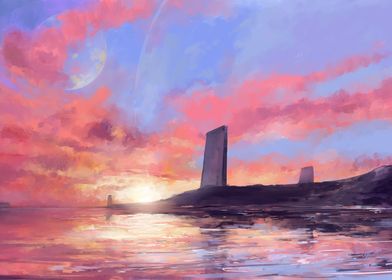 Sunrise landscape