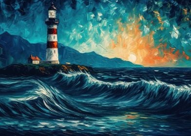 Starry Lighthouse