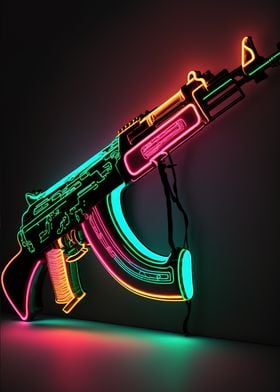 gun neon