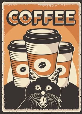 Coffee and Meme Cat