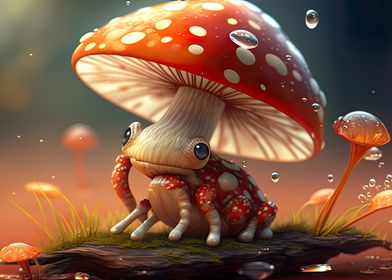 Mushroom Ladybug