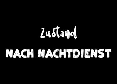 Zustand Nach Nachtdienst