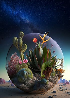 3D BOTANICAL SURREALIST