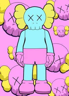 kaws cartoon toys