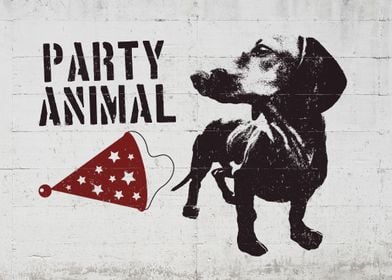 Party Animal Dachshund Dog