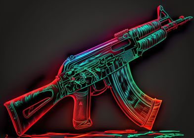 gun neon