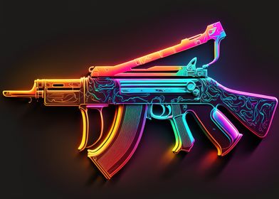 gun neon