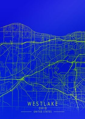 Westlake USA City Map