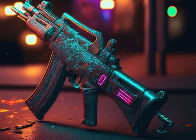 gun neon