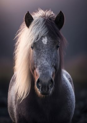 Horse has great Hair