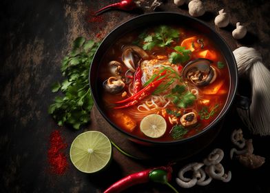 Tom Yum Noodle 