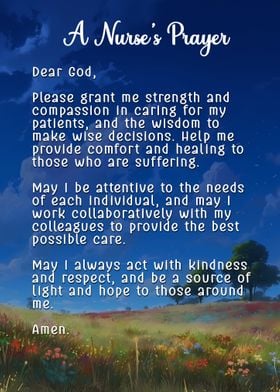 Short Nurses Prayer