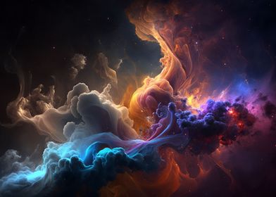 Colorful Space Abstract