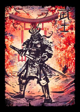 Japanese Samurai Art