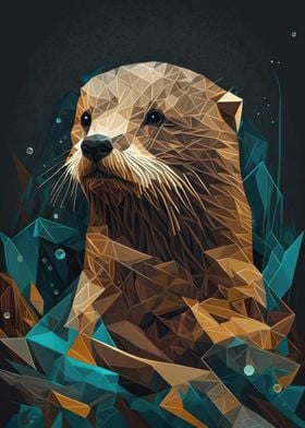 Geometric Otter Design