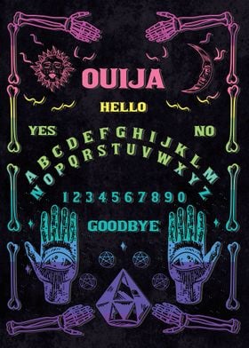 Pastel Ouija Board