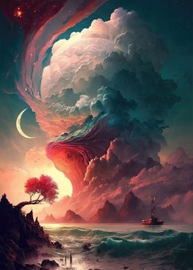 Colorful Fantasy Landscape