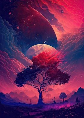 Colorful Fantasy Landscape