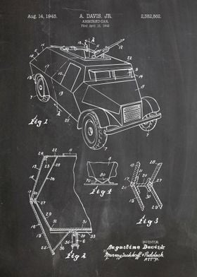 Armored car patent 1945