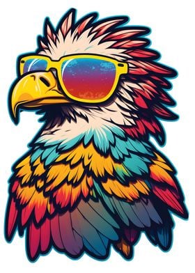 Eagle with Sunglasses