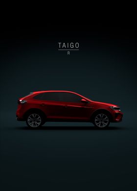 2022 VW Taigo R Red