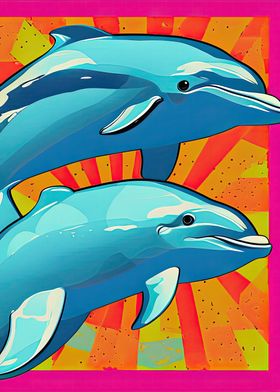 Pop Art Dolphin 01
