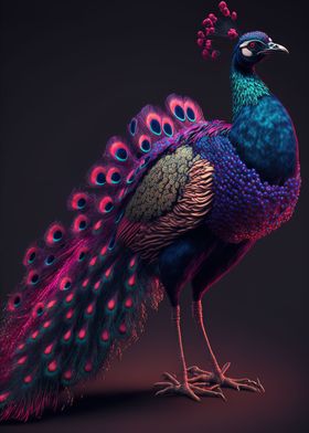 beautiful peacock