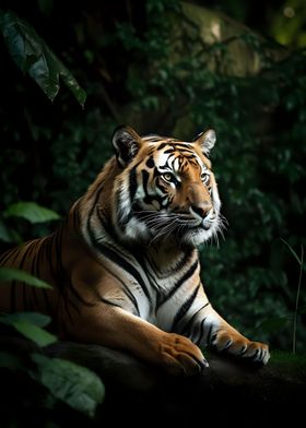 Tigers Serene Habitat