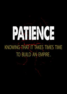 Patience Motivation