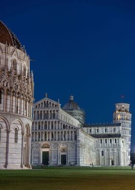 Pisa at night