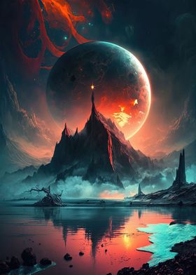 Colorful Fantasy Landscape