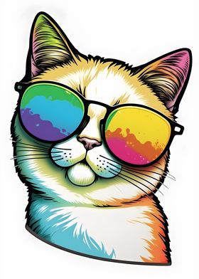 Cat with Sunglasses