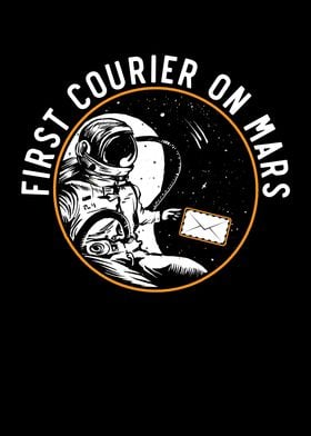 First Courier On Mars