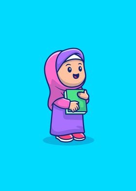 Cute Girl Moslem