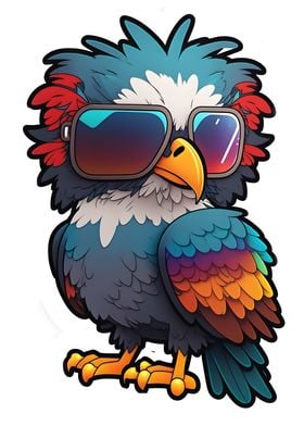 Eagle with Sunglasses