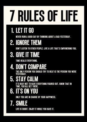 7 Rules of Life