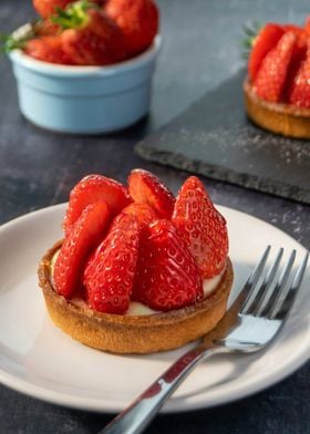 Strawberry tartlet