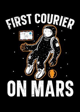 First Courier On Mars