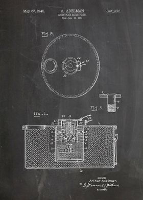 Antitank mine patent 1945